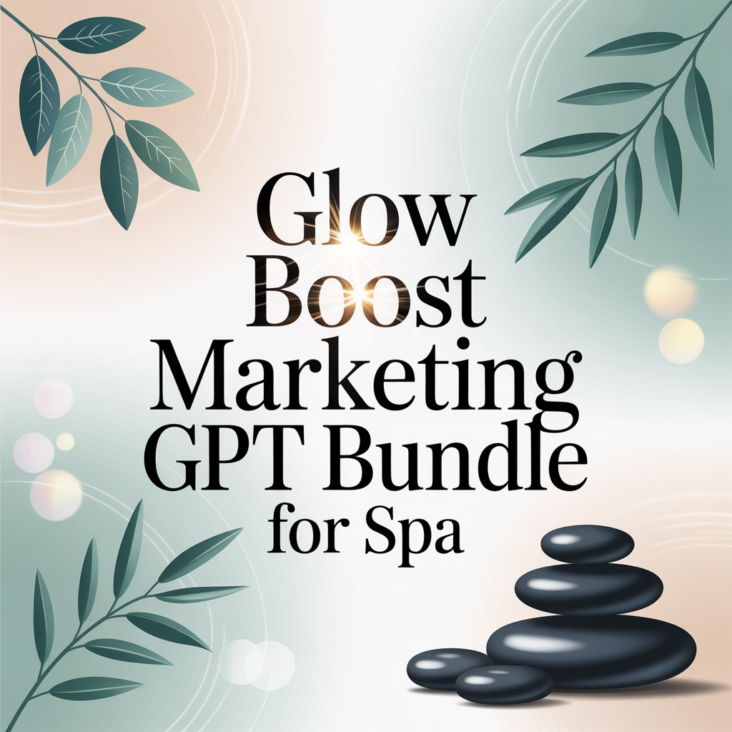 Glow Boost Marketing GPT Bundle for Spa