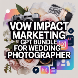Vow Impact Marketing GPT Bundle for Wedding Photographer